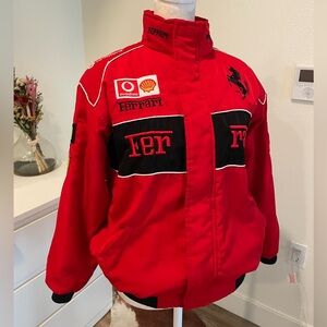 FERRARI | Ferrari Red and Black Racing Jacket